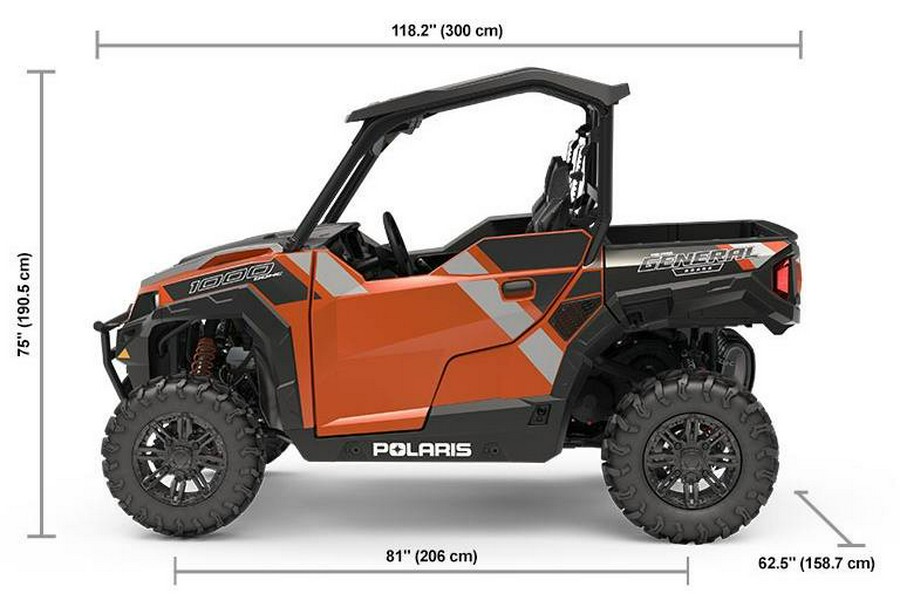 2019 Polaris Industries POLARIS GENERAL 1000 DELUXE ORANGE RUST 1000 EPS Deluxe