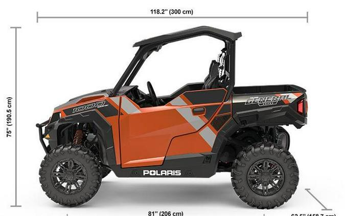 2019 Polaris Industries POLARIS GENERAL 1000 DELUXE ORANGE RUST 1000 EPS Deluxe