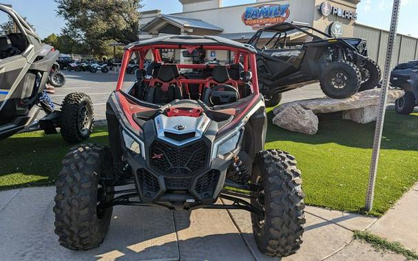 Used 2024 CAN-AM MAVERICK X3 MAX X DS TURBO RR FIERY RED AND HYPER SILVER