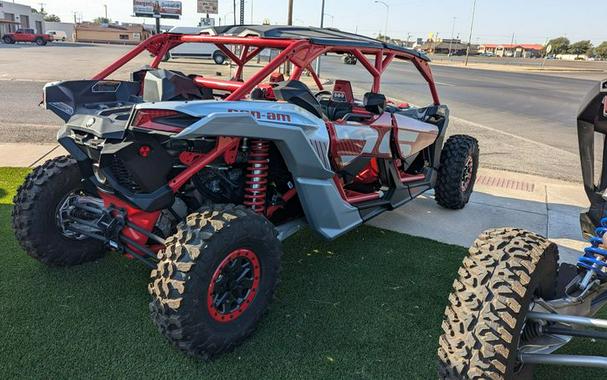 Used 2024 CAN-AM MAVERICK X3 MAX X DS TURBO RR FIERY RED AND HYPER SILVER