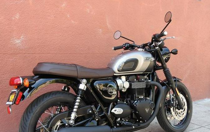 2026 Triumph Bonneville T120 Black Matt silver ice