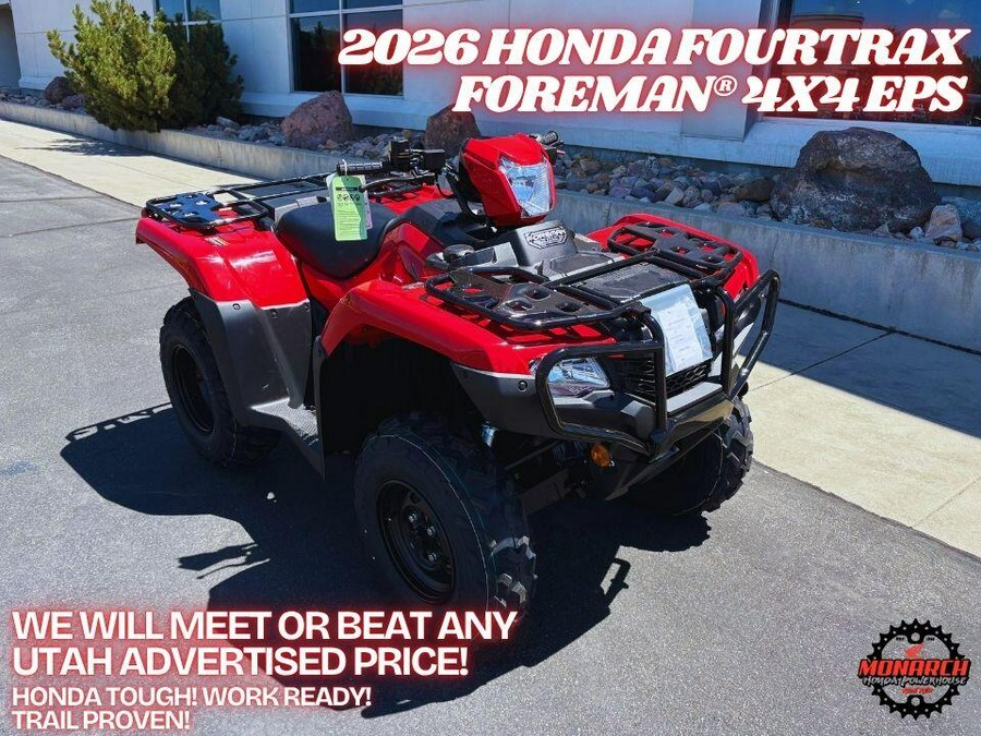 2026 Honda FourTrax Foreman 4x4 EPS