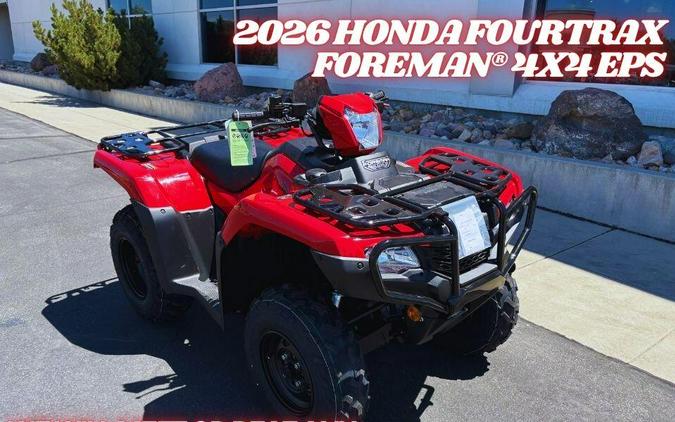 2026 Honda FourTrax Foreman 4x4 EPS