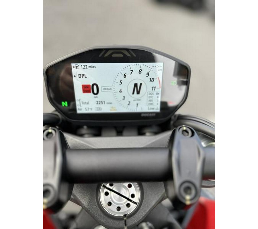 2022 Ducati Monster + Ducati Red