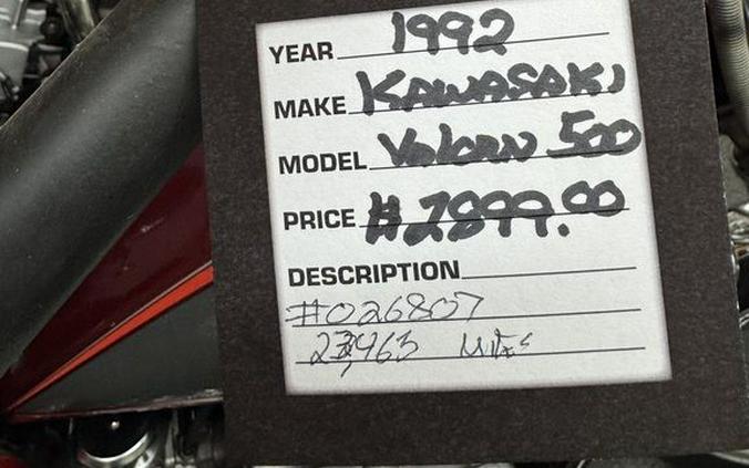 1992 KAWASAKI VULCAN 500
