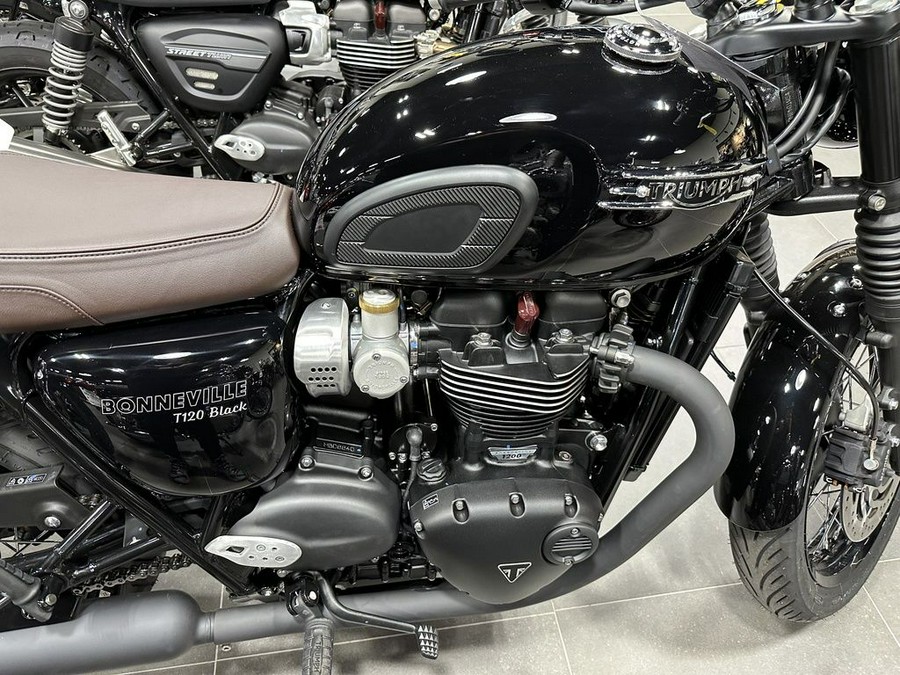 2024 Triumph Bonneville T120 Black Jet Black