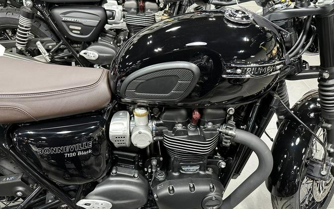 2024 Triumph Bonneville T120 Black Jet Black