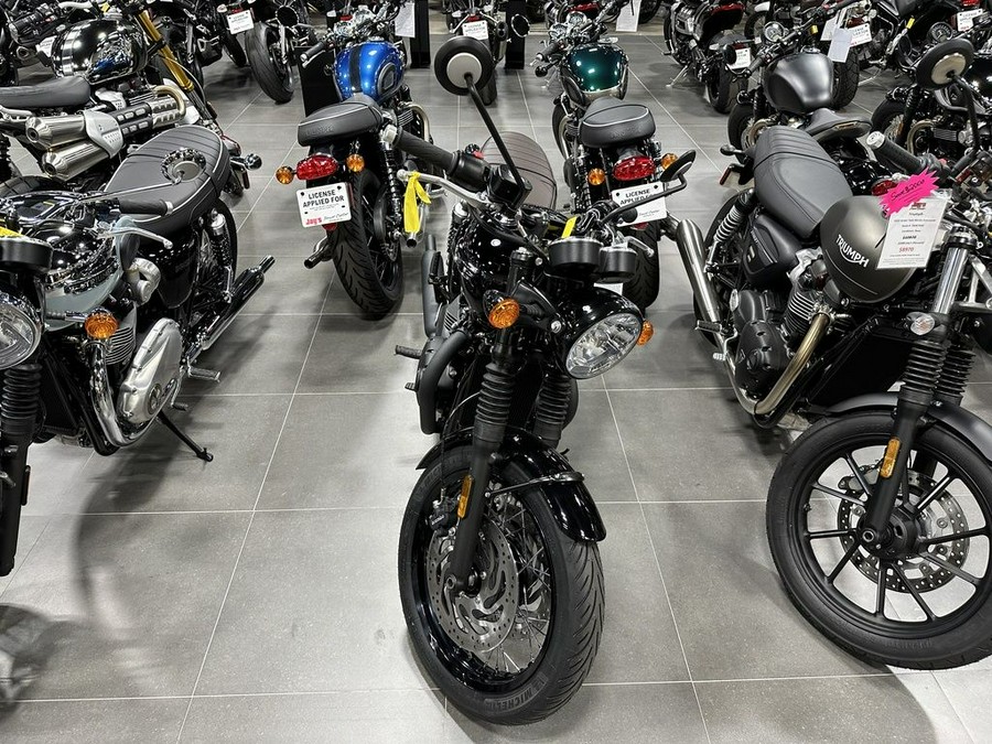 2024 Triumph Bonneville T120 Black Jet Black