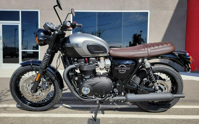 2026 Triumph Bonneville T120 Black Matt silver ice