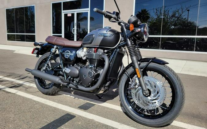 2026 Triumph Bonneville T120 Black Matt silver ice