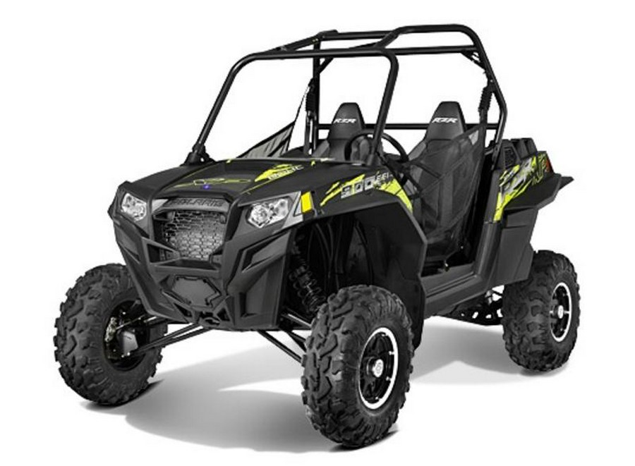 2013 Polaris® RZR XP™ 900 EPS Stealth Black and Evasive Green LE