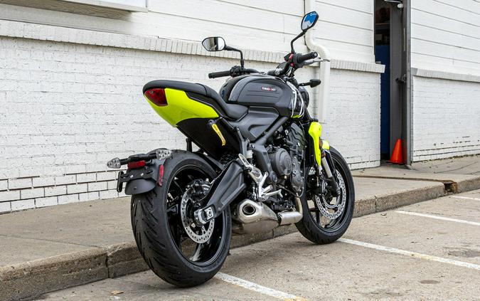 2024 Triumph Trident 660 Jet Black/Triumph Racing Yellow