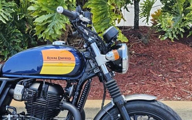 2024 Royal Enfield INT650 Barcelona Blue