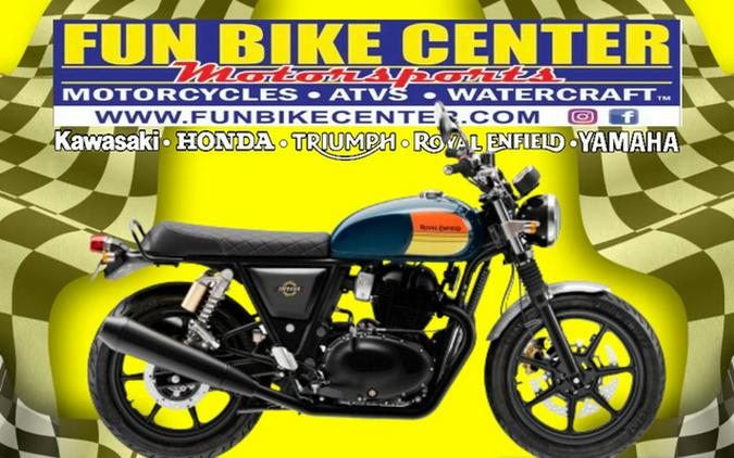 2024 Royal Enfield INT650 Barcelona Blue