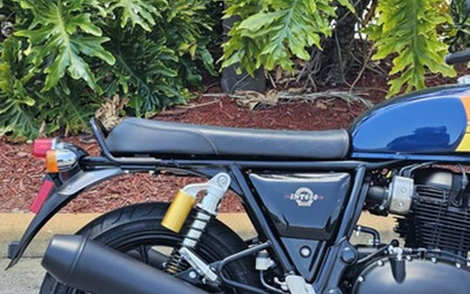 2024 Royal Enfield INT650 Barcelona Blue