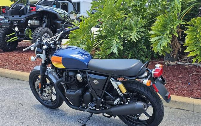 2024 Royal Enfield INT650 Barcelona Blue