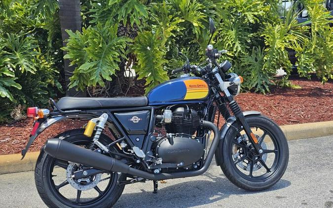 2024 Royal Enfield INT650 Barcelona Blue