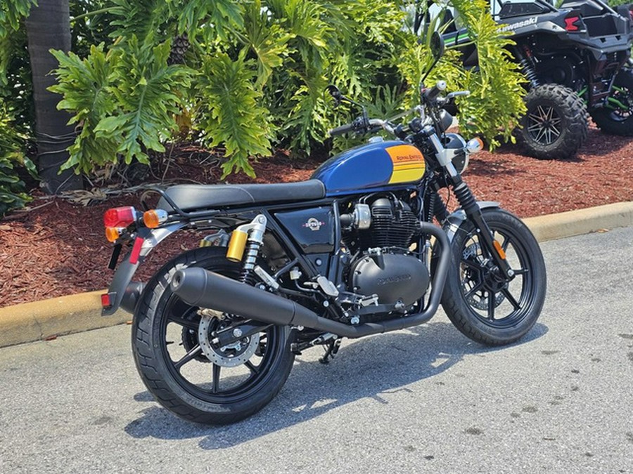 2024 Royal Enfield INT650 Barcelona Blue