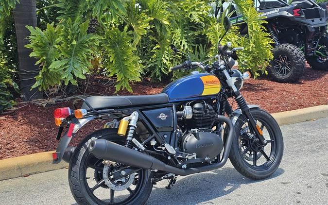 2024 Royal Enfield INT650 Barcelona Blue