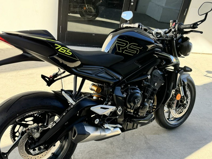 2025 Triumph Street Triple 765 RS Phantom Black