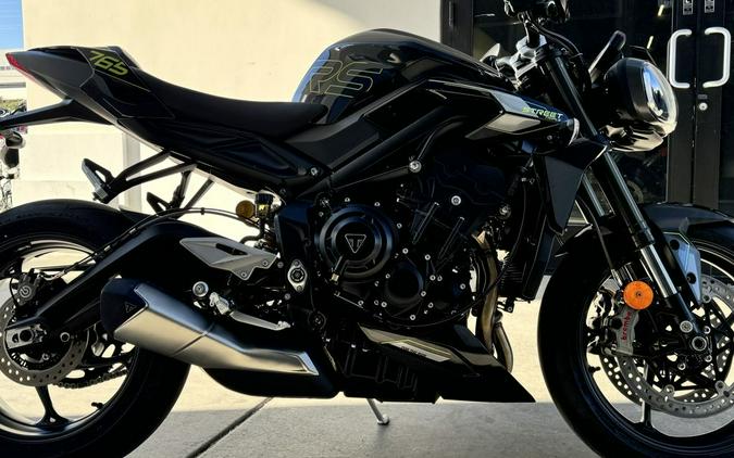 2025 Triumph Street Triple 765 RS Phantom Black