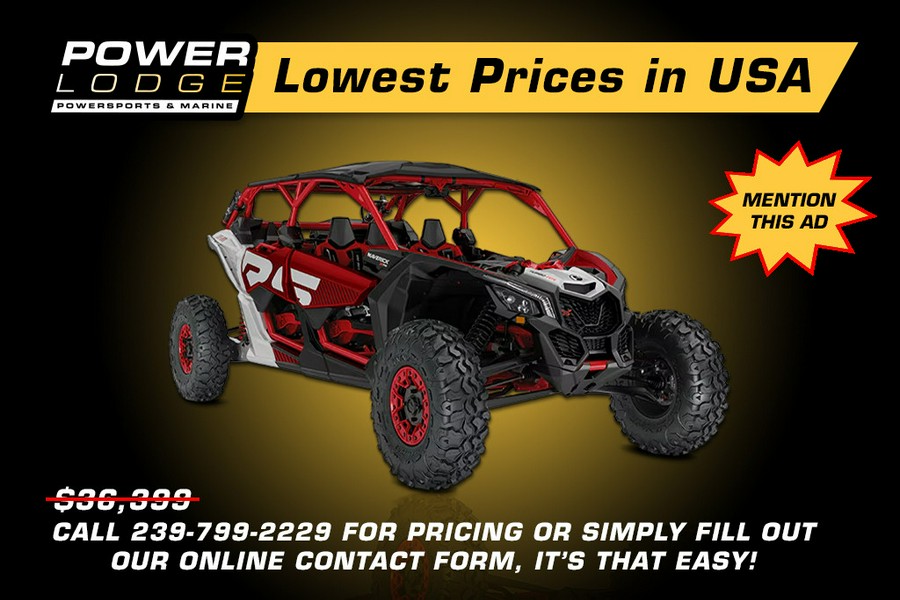 2024 Can-Am SSV MAV MAX XRS 72 TURBRR RD SAS 24 X rs TURBO RR - Fiery Red and Hyper Silver