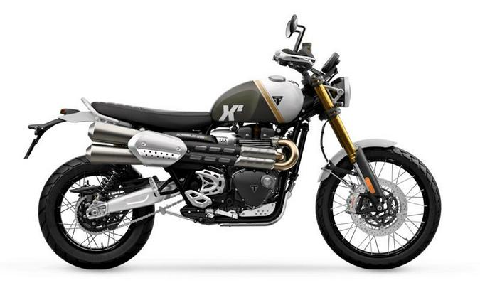 2026 Triumph Scrambler 1200 XE Matte khaki green