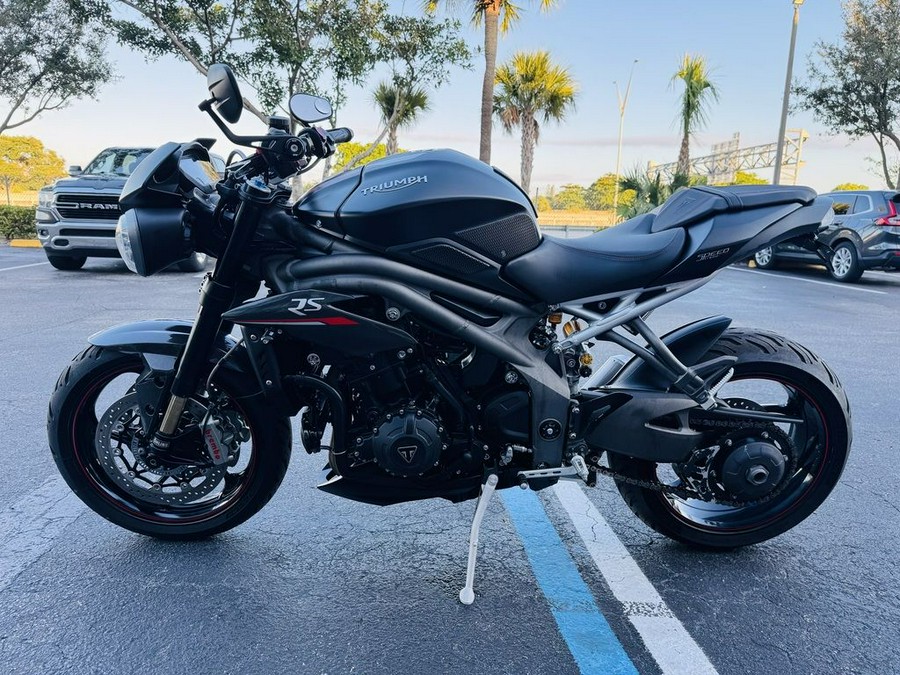 2019 Triumph Speed Triple RS Matt Jet Black