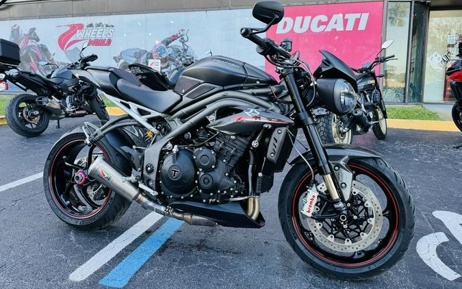2019 Triumph Speed Triple RS Matt Jet Black