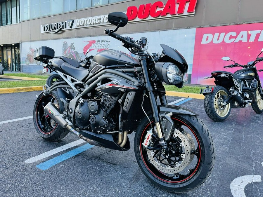 2019 Triumph Speed Triple RS Matt Jet Black