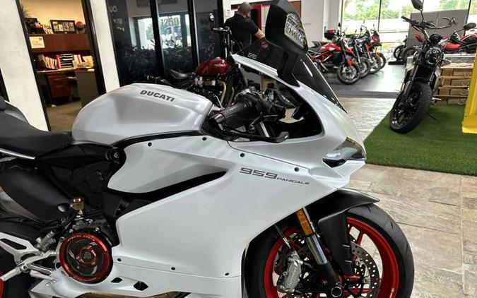 2019 Ducati 959 Panigale Arctic White Silk