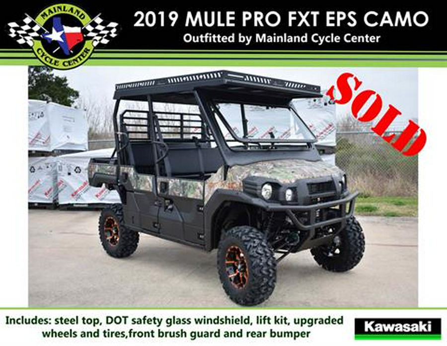 2019 Kawasaki Mule PRO-FXT EPS Camo