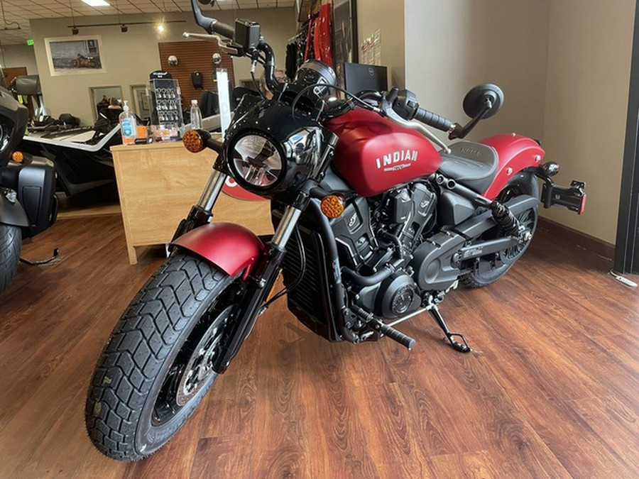 2025 Indian Scout Bobber Limited +Tech Sunset Red Smoke