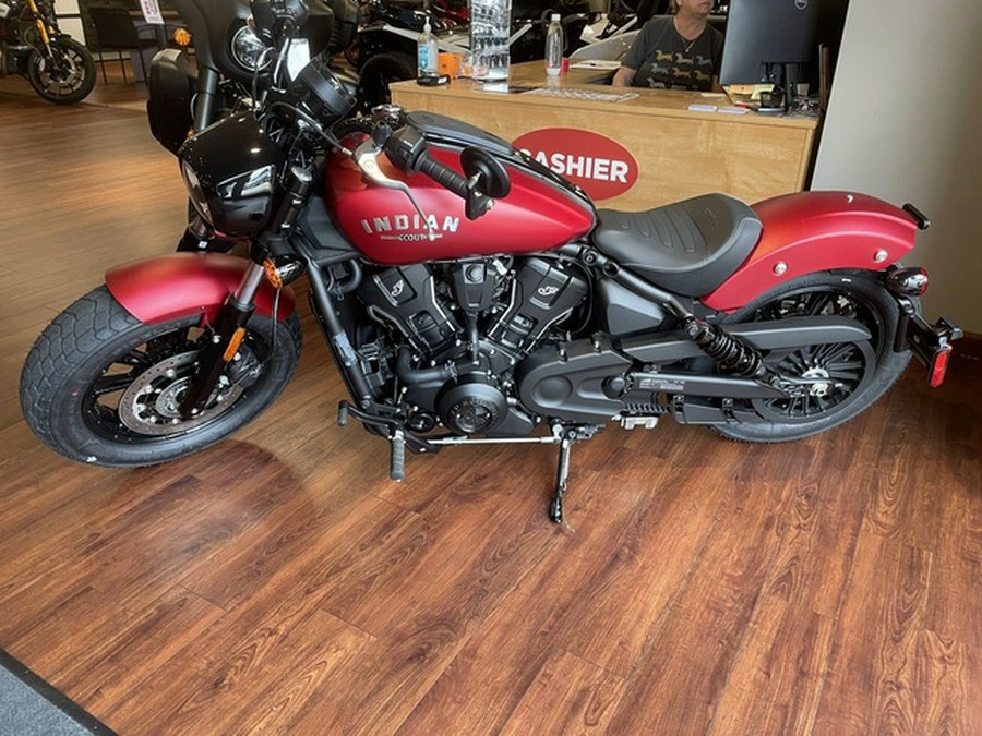 2025 Indian Scout Bobber Limited +Tech Sunset Red Smoke