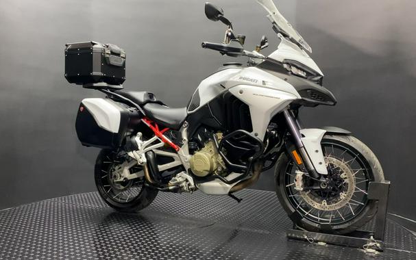 2023 Ducati Multistrada V4S Iceberg White - Spoked Wheels