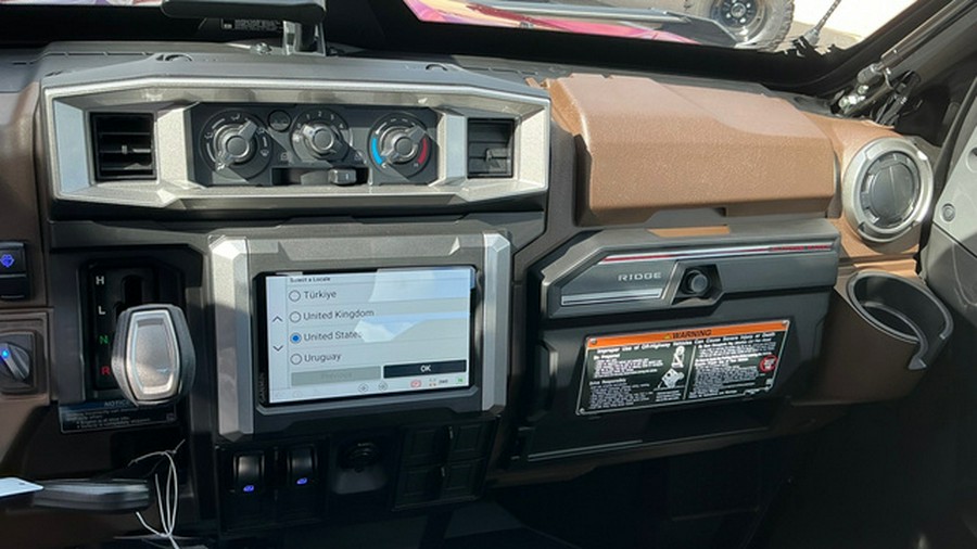 2027 Kawasaki RIDGE Crew Platinum Ranch HVAC