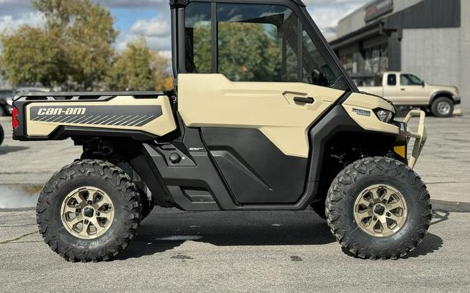 2024 Can-Am® Defender Limited HD10 Desert Tan & Timeless Black