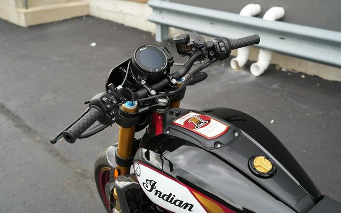 2024 Indian Motorcycle FTR x RSD Super Hooligan Black Metallic with Super Hooligan Graphics