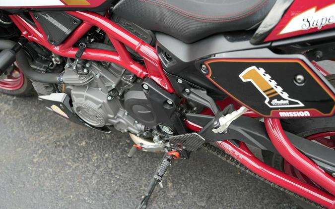 2024 Indian Motorcycle FTR x RSD Super Hooligan Black Metallic with Super Hooligan Graphics