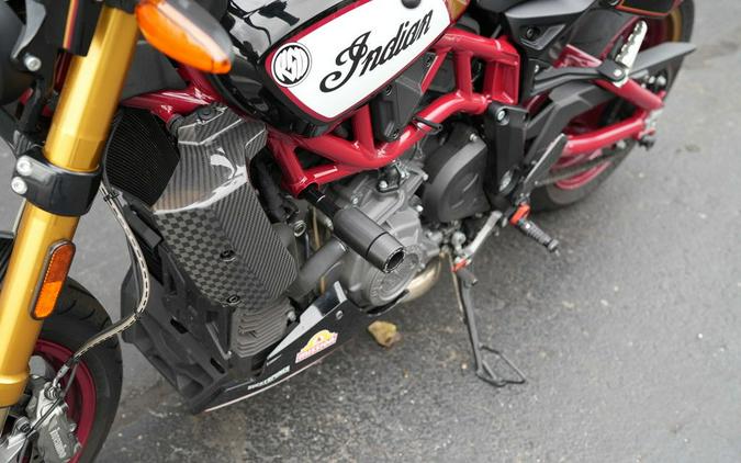 2024 Indian Motorcycle FTR x RSD Super Hooligan Black Metallic with Super Hooligan Graphics