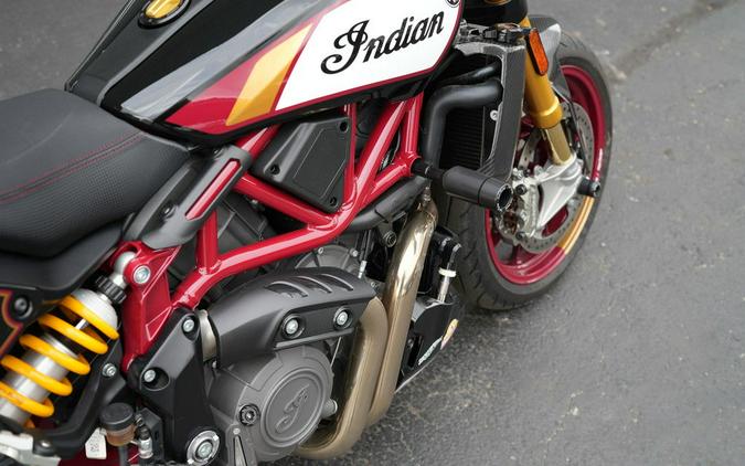 2024 Indian Motorcycle FTR x RSD Super Hooligan Black Metallic with Super Hooligan Graphics