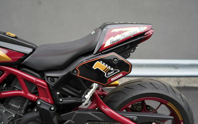 2024 Indian Motorcycle FTR x RSD Super Hooligan Black Metallic with Super Hooligan Graphics
