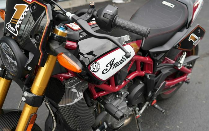 2024 Indian Motorcycle FTR x RSD Super Hooligan Black Metallic with Super Hooligan Graphics