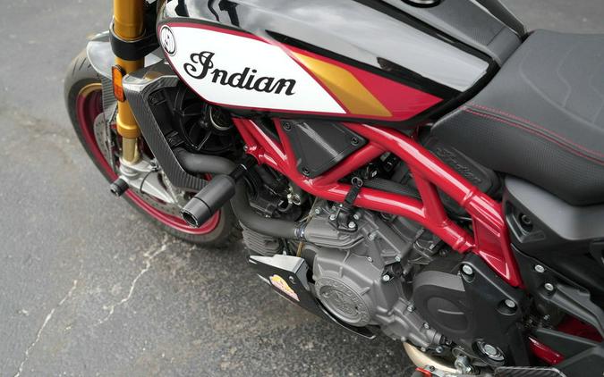 2024 Indian Motorcycle FTR x RSD Super Hooligan Black Metallic with Super Hooligan Graphics