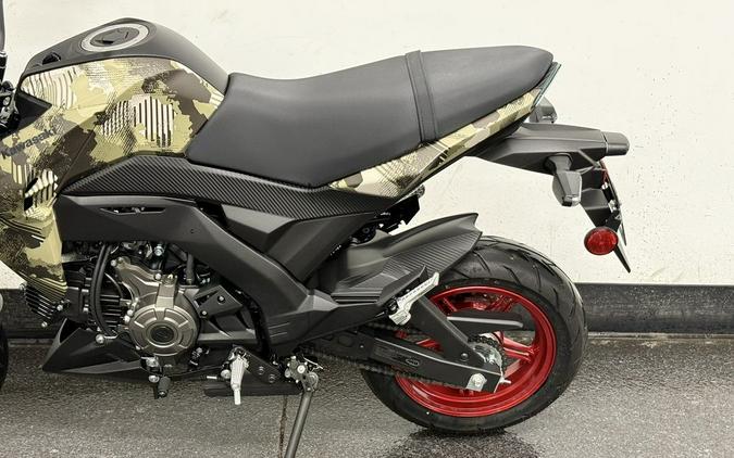 2025 Kawasaki Z125 PRO Cypher Camo Beige
