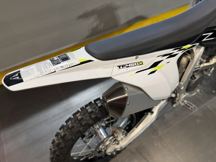 2026 Triumph TF 450-X WHITE