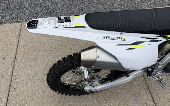2026 Triumph TF 250-X WHITE