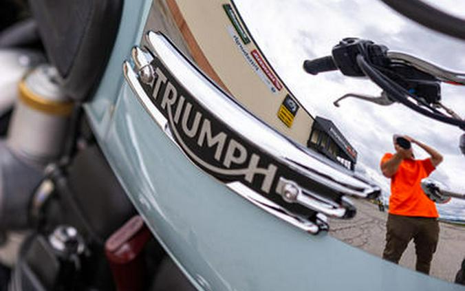 2023 Triumph Bonneville T120 Chrome Edition Meriden Blue
