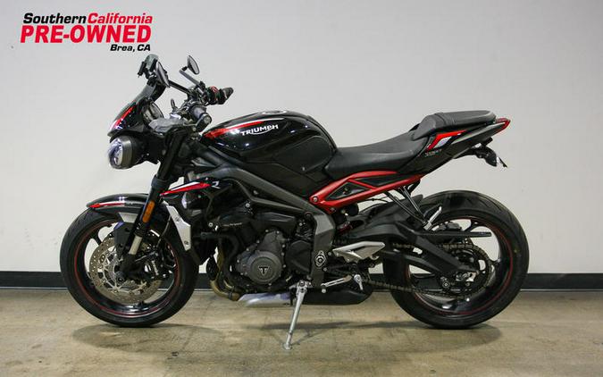 2021 Triumph Street Triple R Low Sapphire Black