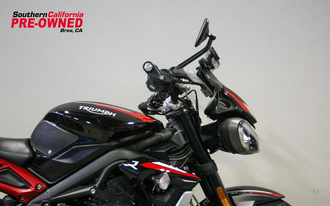 2021 Triumph Street Triple R Low Sapphire Black